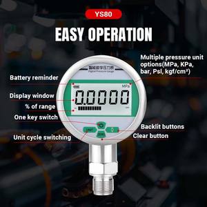 Snelle respons display robuust frame drukmeetinstrument industrieel gebruik digitale manometer - Product Image 5
