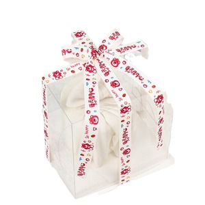 Strawberry Bear Cartoon Satin Ribbon 2cm Gift Packaging DIY Hair Clip Material Birthday Decoration Tie - Product Image 5