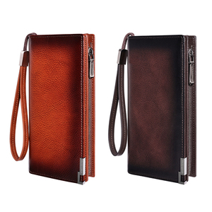 <span class=keywords><strong>Portafoglio</strong></span> <span class=keywords><strong>da</strong></span> <span class=keywords><strong>uomo</strong></span> fatto a mano in pelle di vacchetta di prima qualità <span class=keywords><strong>con</strong></span> aspetto vintage e spazio funzionale per riporre oggetti - Product Image 3