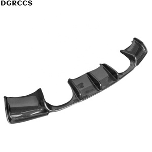 For 3 Series E92 M3 2005-2012 V Style Carbon Fiber Rear Lip Rear <b>Diffuser</b> Bumper Lip - Product Image 5