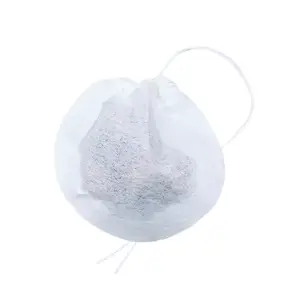 Papel de filtro redondo Biodegradable, ecológico, 6cm de diámetro, bolsa de té vacía para embalaje
