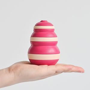 Juguete Masticable de Goma para Mascotas con Forma de Calabaza, Juguete de Entrenamiento con Función de Fugas - Product Image 5