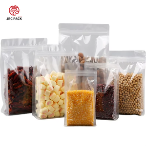 Trong Kho Trong Suốt Dày Tám Bên Con Dấu Phẳng Dưới Nắp Kéo Dây Kéo Bao Bì Túi Hạt Snack Thực Phẩm Cấp Lưu Trữ Túi - Product Image 3