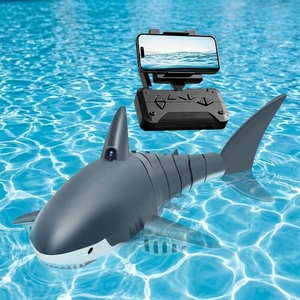 Juguete de Tiburón a Control Remoto para <span class=keywords><strong>Piscina</strong></span> y Baño, Barco a Control Remoto Recargable, Juguete de Tiburón a Control Remoto, Gran Regalo - Product Image 1