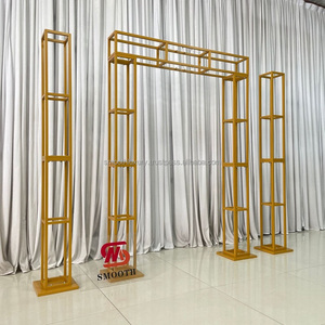 Smooth Warm White Light Arch Metal <b>Backdrop</b> <b>Stand</b> Party <b>Wedding</b> Decoration Gate - Product Image 4