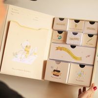 Boîte Cadeau Calendrier de Luxe pour Bébé en Gros, Conception Personnalisée, Emballage Unique, Cadeaux pour Nouveau-né, Fêtes, Lamination Mate Rigide
