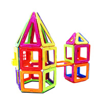 Promoción de 60 Piezas, Bloques de Construcción Magnéticos DIY, Material ABS, Juguetes Magnéticos de Coche para Niños, para Juego Creativo