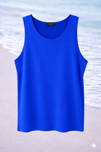 Camisetas sin mangas unisex, colores sólidos. Hechas con TK30 S/J 150-160 gsm (34) - Product Image 4