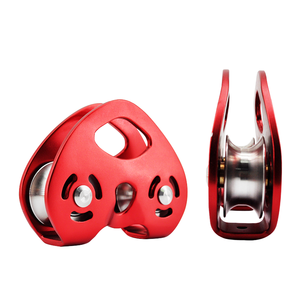 Polea de <span class=keywords><strong>escalada</strong></span> de polea doble de doble eje para coche de Cable de aleación de aluminio de alta resistencia con polea de coche de Cable de buena estabilidad - Product Image 6