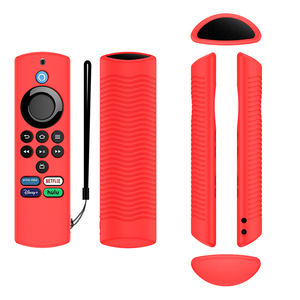Housse en silicone adaptée pour Amazon <span class=keywords><strong>Fire</strong></span> Tv <span class=keywords><strong>Stick</strong></span> Gen quatrième coque de protection avec lanière support de télécommande anti-chute - Product Image 3