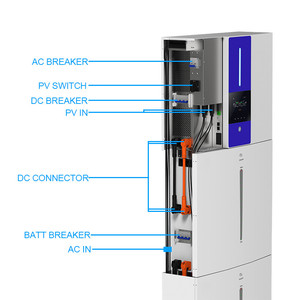 Sistema de Almacenamiento de Energía para Uso Doméstico, Batería Solar Apilable de 10KWH 20KWH con Sistema Todo en Uno - Product Image 3