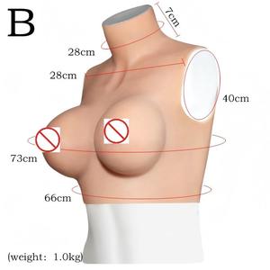 Prothèse mammaire portable Airis avec seins réalistes en silicone souple, forme de poitrine complète pour l'affirmation de genre et le travestissement - Product Image 6