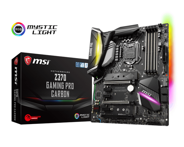 Refurbished Gaming Motherboard MS1 Z370 GAMING PRO CARBON Without Original Box 4xDDR4 DIMM LGA 1151 Support I7/i5/i3 Processor