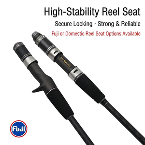 Caña de Jigging PE <span class=keywords><strong>2</strong></span>-4 1.68m 1.83m 1.95m, Caña de Jigging de Paso Lento de Carbono con Guías FUJI y Portacarretes FUJI, Caña de Jigging Lento para Pez Rabillo - Product Image 3