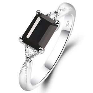 Đen Onyx engagement Ring ý nghĩa Hình dạng hoa onxy vòng hình bầu dục Màu đen Onyx Ring trong 14k Vàng Vàng - Product Image 6