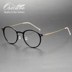 Monture <span class=keywords><strong>de</strong></span> lunettes optiques mixte pour hommes et femmes, en nylon ultra-léger, <span class=keywords><strong>plastique</strong></span> OEM, titane Lindbergh, <span class=keywords><strong>de</strong></span> marque <span class=keywords><strong>de</strong></span> créateur - Product Image 2