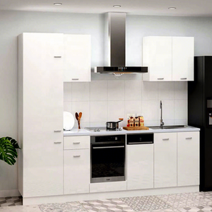 Gabinete de cocina directo de fábrica con unidades de gabinete de cocina estándar de diseño personalizado, MDF con laca/PVC/melamina - Product Image 1