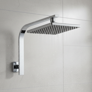 Accessoires de salle de bain pommeau de douche pluie bras mural 8 "pluie simple réglage métal pluie pommeau de douche carré - Product Image 5