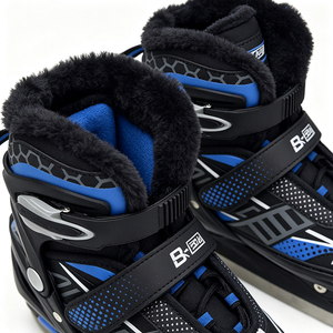 Patins à glace réglables pour adultes, hommes et femmes, bottes de patinage pour débutants, chaussures de patinage sur glace, hydrofuges, résistantes au froid, taille 30-44 - Product Image 5
