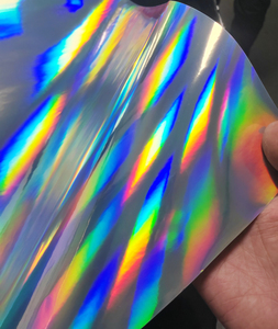 2025 trong kho Holographic phim PVC có thể in dính Vinyl CuộN 1.27x50m chất lượng cao miễn phí Mẫu Holographic Sticker - Product Image 5
