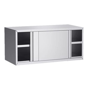 Armoire murale robuste en acier inoxydable et meuble de rangement pour l'organisation des équipements de cuisine commerciale - Product Image 1