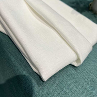Nappe en coton-polyester sur mesure pour mariage, épaisse, grande, faite à la main, en lin polyester, couleur unie, tissée, tissu lourd