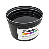 Encre offset UV Zhongrun série UV600-LED pour l'impression et l'emballage d'étiquettes, de papier, de carton doré et argenté, de colle souple en PVC