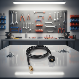 <span class=keywords><strong>Tuyau</strong></span> en métal et caoutchouc résistant à la chaleur avec raccords antiadhésifs <span class=keywords><strong>pour</strong></span> cuisinière à <span class=keywords><strong>gaz</strong></span> et chauffage au <span class=keywords><strong>gaz</strong></span> - Product Image 4
