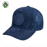 Gorra Trucker de Alta Calidad, Estilo Vintage, Personalizada de Fábrica, de 5 Paneles, con Logotipo Bordado en 3D, 100% Algodón, Gamuza y Malla, Deportiva, Formal y a la Moda