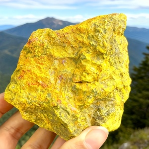 Piedra Natural Rara de Orpiment Rojo al por Mayor - <span class=keywords><strong>Mineral</strong></span> de Piedra Realgar, Estilo Bohemio para Decoración del Hogar y Regalo Navideño - Product Image 3
