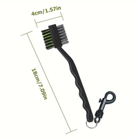 Brosse de golf double face haut de gamme avec poils en fil métallique pour extérieur, accessoire de golf robuste, brosse à clubs de golf Zinger