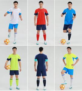 Groothandel Jeugdvoetbal Jersey Wit En Blauw Voetbaluniform Sportkleding Voor Voetbalclubkleding - Product Image 5