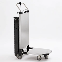 Carretilla Eléctrica para Subir Escaleras de 500 kg, Batería de Litio de 48V72Ah, Carretilla Manual Motorizada Plegable para Transportar Mercancías, 1000 W, Alta Resistencia