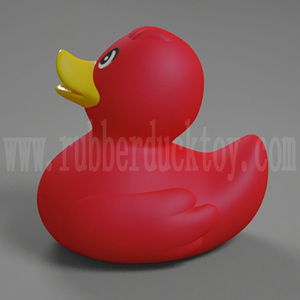 Vịt Cao Su Đỏ Khuyến Mãi 8Cm Giá Rẻ In Logo Tùy Chỉnh, Vịt Tắm Đỏ Em Bé, Vịt Đỏ Nổi Khuyến Mãi - Product Image 4