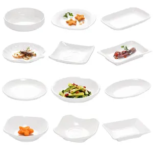 Melamine Plate Dish Unbreakable Lightweight Camping Dinner Salad Plates