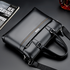 Ensemble de sacoches pour <span class=keywords><strong>ordinateur</strong></span> portable en <span class=keywords><strong>cuir</strong></span> PU classique de haute qualité, résistant à l'eau et à l'usure, sacs d'affaires personnalisés pour hommes, fabrication en usine - Product Image 6