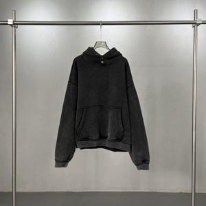 Sudadera con Capucha Personalizada para Hombre, 100% Algodón, Sin Cordones, Gruesa, Holgada, Estilo Urbano, Otoño - Product Image 2