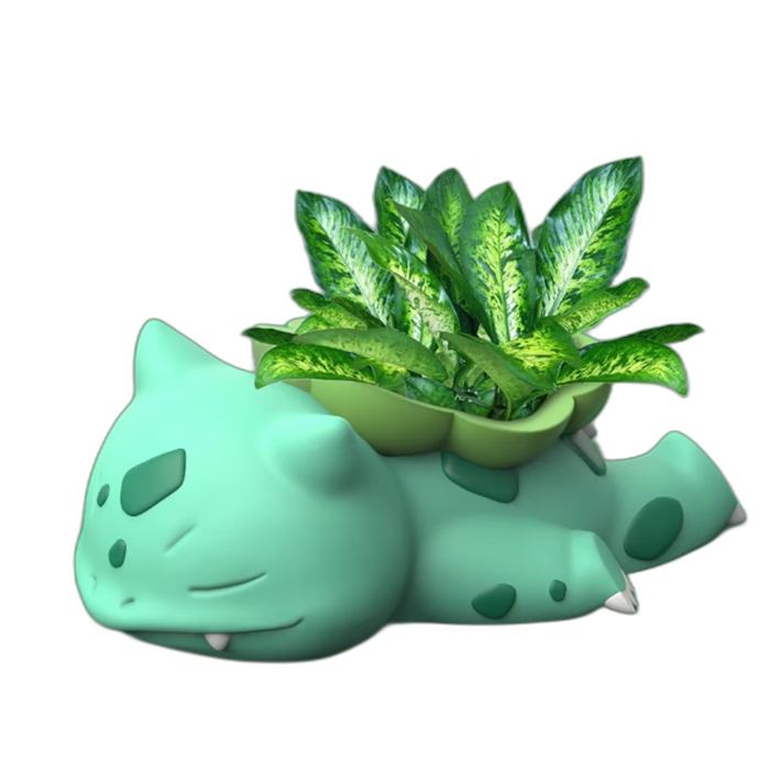 Custom Resin Cartoon Bulbasaur Planter for Wholesale