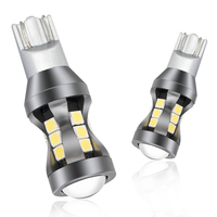 Mini bombilla de Flash T15 W16w 921 912 18 SMD 3030 faro de motocicleta alto lumen coche Mini luces brillantes Interior de coche Led T10 Led