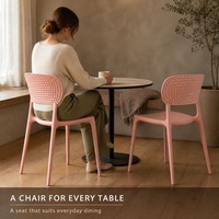 Chaise de salle à manger en plastique moulé empilable et peu encombrante pour la salle à manger (vente en gros)