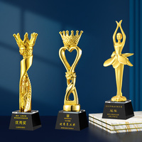 Trophées en métal et résine gravés au laser, de qualité supérieure, avec logo personnalisé, durables, pour la décoration de la maison, les sports et les événements - Prix de gros