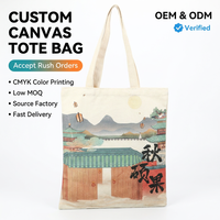 Bolsa de Lona para Viaje, Organizador con Estampado de Purpurina, Cierre Abierto, Asa de Cinta, Impresión por Transferencia Térmica, Resistente al Agua