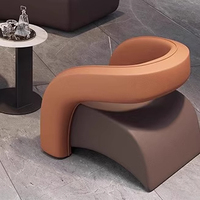 Ensemble de mobilier de luxe léger pour hall d'hôtel, salon de beauté, club, bureau de vente, table de négociation et chaises – Idéal pour les espaces professionnels et de loisirs
