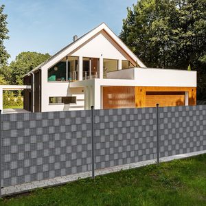 Premium 19cm X 50m Pvc Tarpaulin Privacy Fence Screen Strip Roll for Garden Gartenzaun Sichtschutz Zaun Folie - Product Image 3