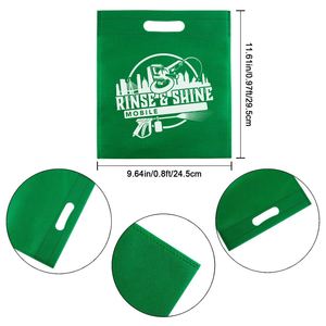 Custom Thickened and Durable Non-woven Flat <b>Bag</b>, Advertising Promotional Shopping <b>Gift</b> <b>Bag</b>, Customizable Logo, <b>Large</b> Capacity. - Product Image 5