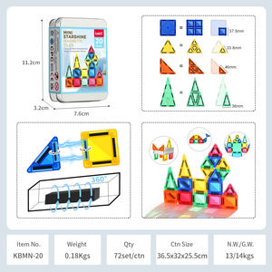 Renkli <span class=keywords><strong>Mini</strong></span> manyetik fayans seyahat seti 3D modeli yapı taşları eğitici oyuncaklar çocuk için manyetik bloklar Diy manyetik fayans - Product Image 5