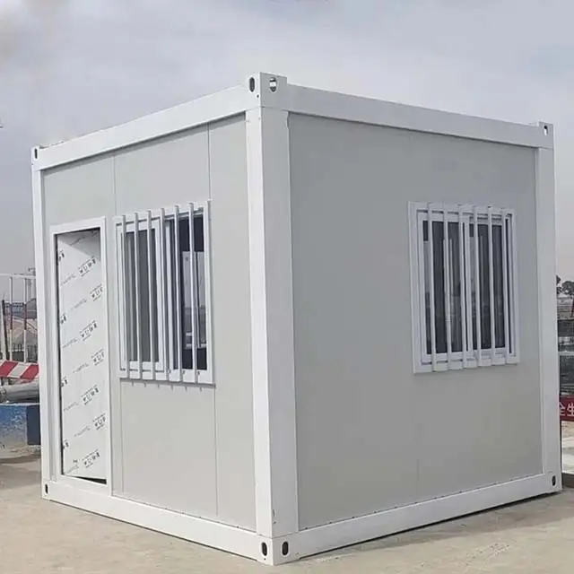 Китайские поставщики легко собрать 2 двери сборный гараж экономичный 20ft 40-футовый небольшой контейнер современный плоский склад