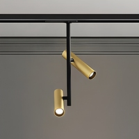 Chambre à coucher salon système d'éclairage sur rail lampe suspendue projecteur commercial lumière sur rail magnétique suspension