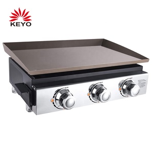Honhill — barbecue Gaz en <span class=keywords><strong>acier</strong></span> inoxydable, 23 pouces, 3 brûleurs, Portable, Propane - Product Image 1