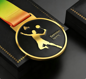 Meilleures ventes en gros : Médaille sportive personnalisée vierge en alliage de zinc, plaquée or, pour Marathon, Course à pied, Football, <span class=keywords><strong>Judo</strong></span>, Taekwondo, Gymnastique - Product Image 2